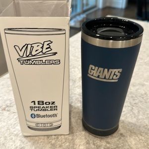 NWT Vibe Tumbler 18oz with Bluetooth speaker to wirelessly stream music & books